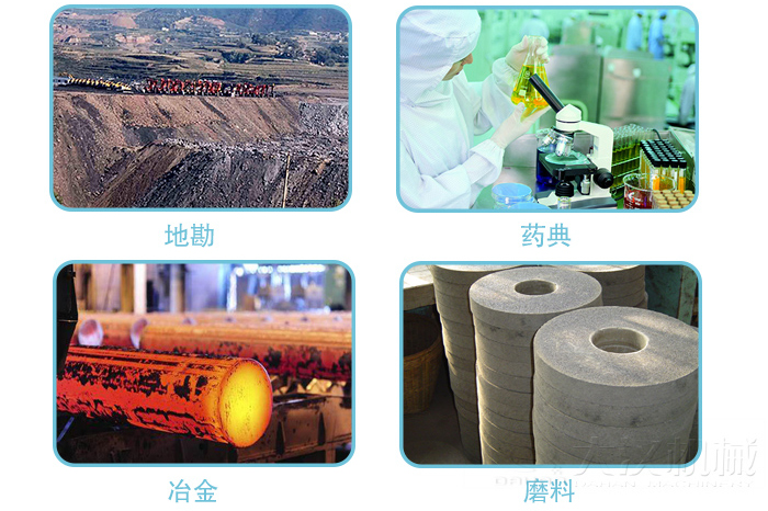 適用行業(yè):地堪，冶金，藥典,磨料