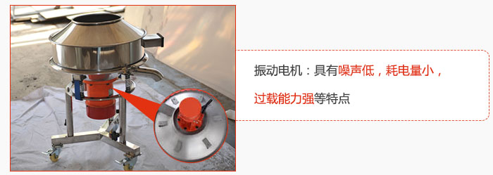 振動電機：具有噪聲低，耗電量小，過載能力強等特點