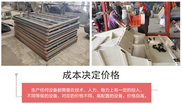 直線篩分機篩網(wǎng)，篩箱部件展示