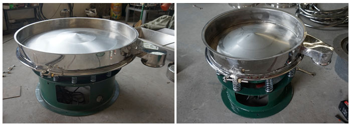 旋振篩底框安裝在振動體上面。