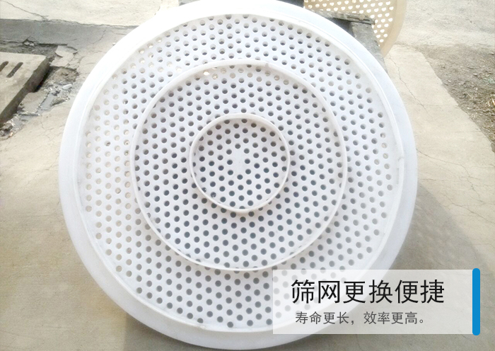 篩網(wǎng)更換便捷,壽命更長，效率更高